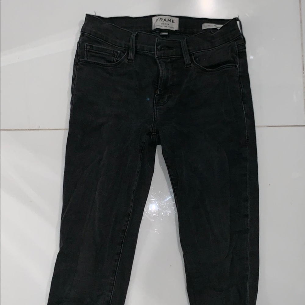 frame denim le skinny de jeane size 25